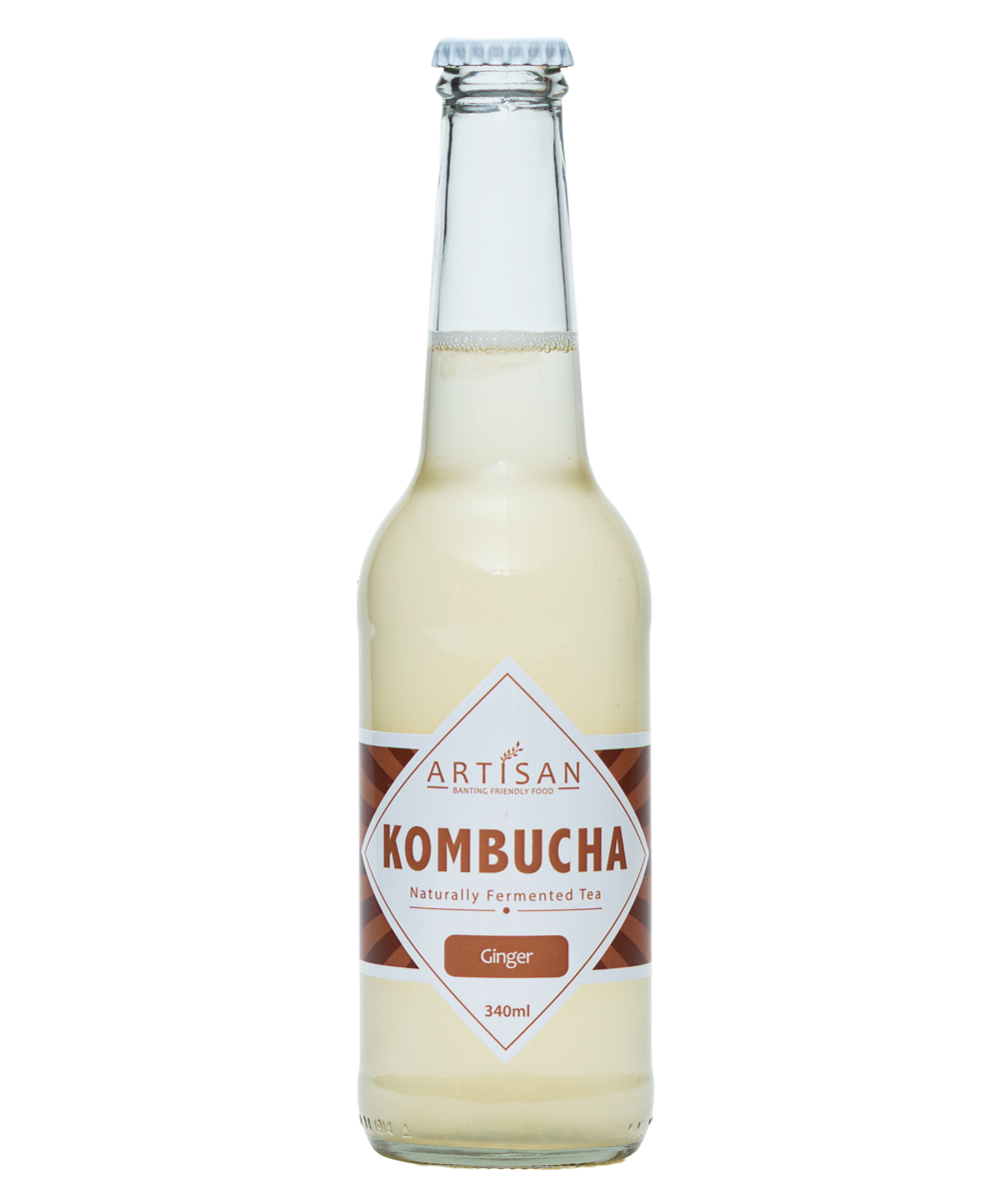 Ginger Kombucha - Warming, spicy, and a little fiery kick at the end.