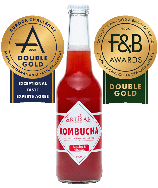 Rosehip & Hibiscus Kombucha Medals